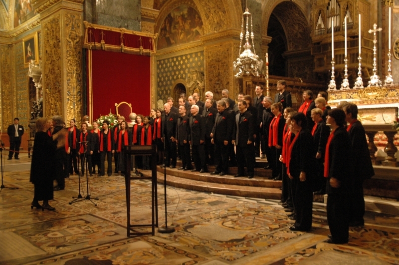 Concert  la Cathédrale St. John, La Vallette, Malte en juin 2006
